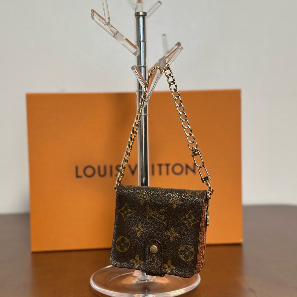 Louis Vuitton Monogram Compact Zipper Zipped Wallet | LV wallet | Authentic
